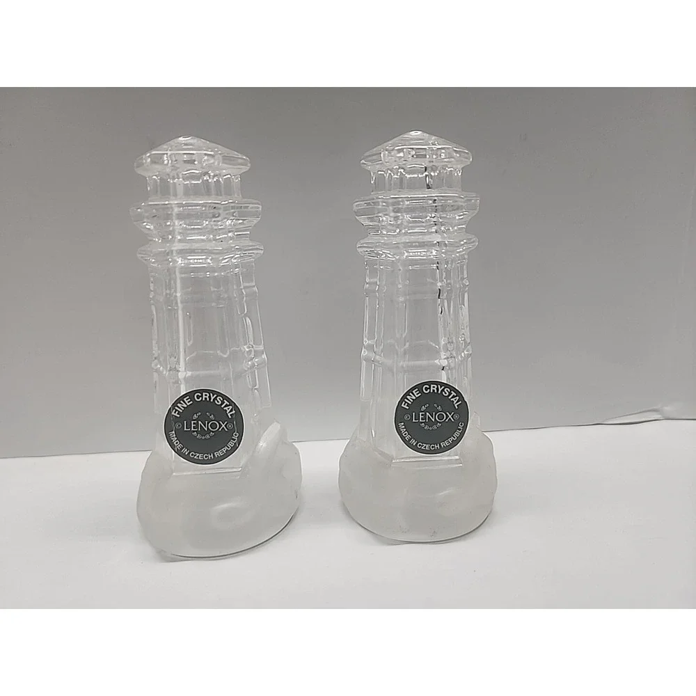 Lenox Crystal Lighthouse Salt‎ & Pepper Set